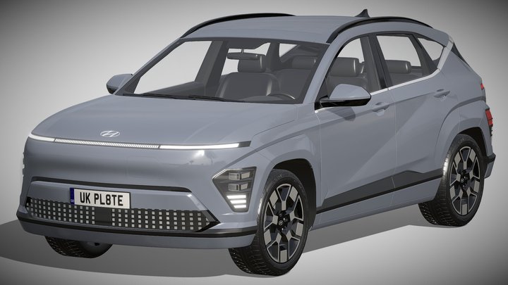 Hyundai KONA Electric 2024 3D Model