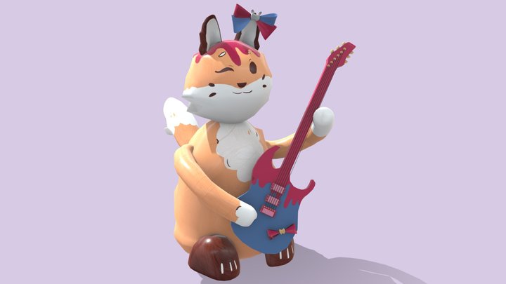 Worldskills Semi-Finals - Ivan the Fox 3D Model