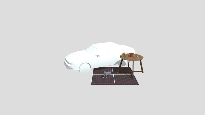 DAE 5 Finished props - Grandma's House (WIP) 3D Model