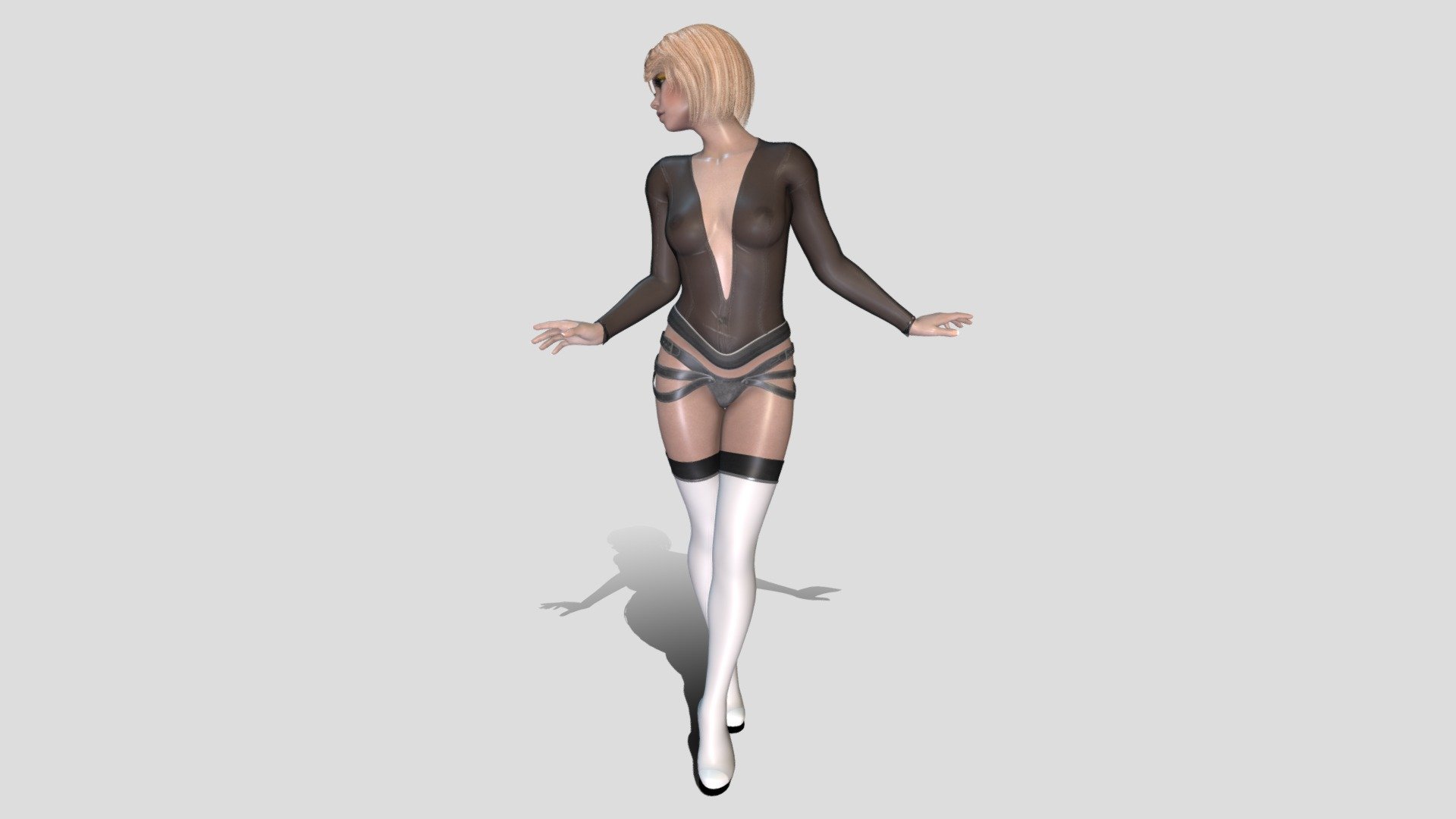 Sexy Woman Buy Royalty Free 3d Model By Antaress3d Antaress0083 81bab7f Sketchfab Store 4035