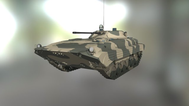 soviet Infantry fighting vehicle 3D Model