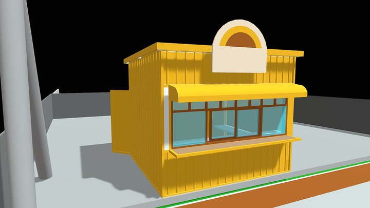 TB SHOP CONTAINER 3D Model