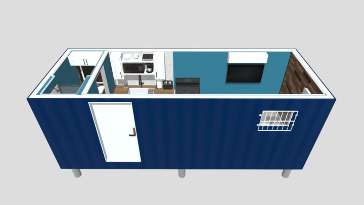Container#1 3D Model