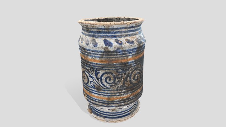 Ointment jar | zalfpot 1625-1650 – Free 3D Model STL