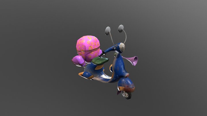 Scooter 3D Model