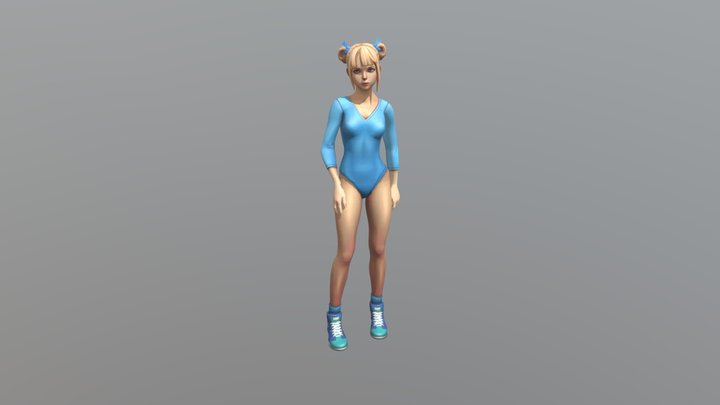 Pose Girl 2 3D Model