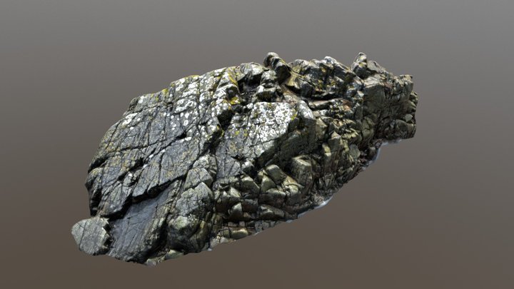 Nature Rock Cliff J 3D Model