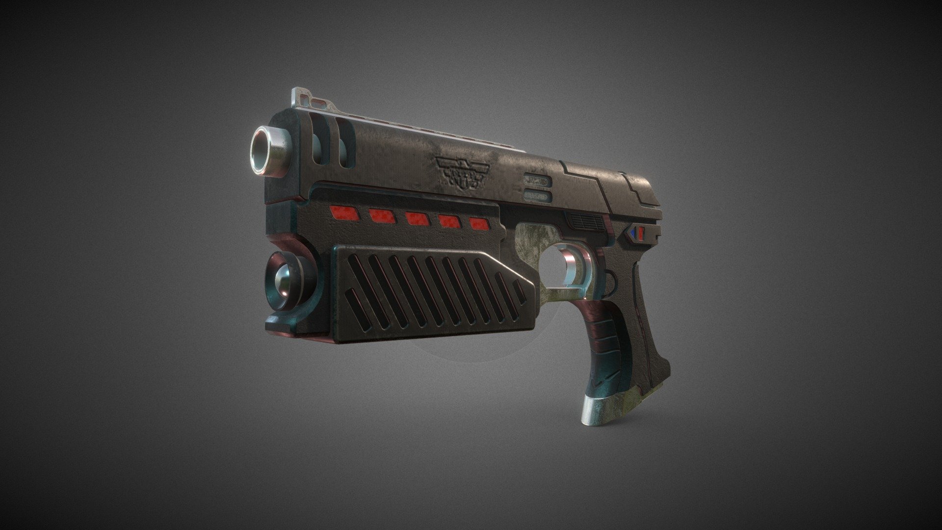 Judge Gun - Buy Royalty Free 3D model by alixor22 [81bf18a] - Sketchfab ...