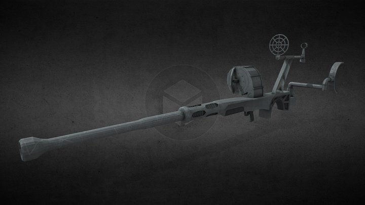 20mm Oerlikon Rifle – Modello 3D gratuito STL