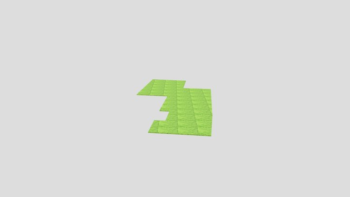 Rasen_Rechteck 3D Model