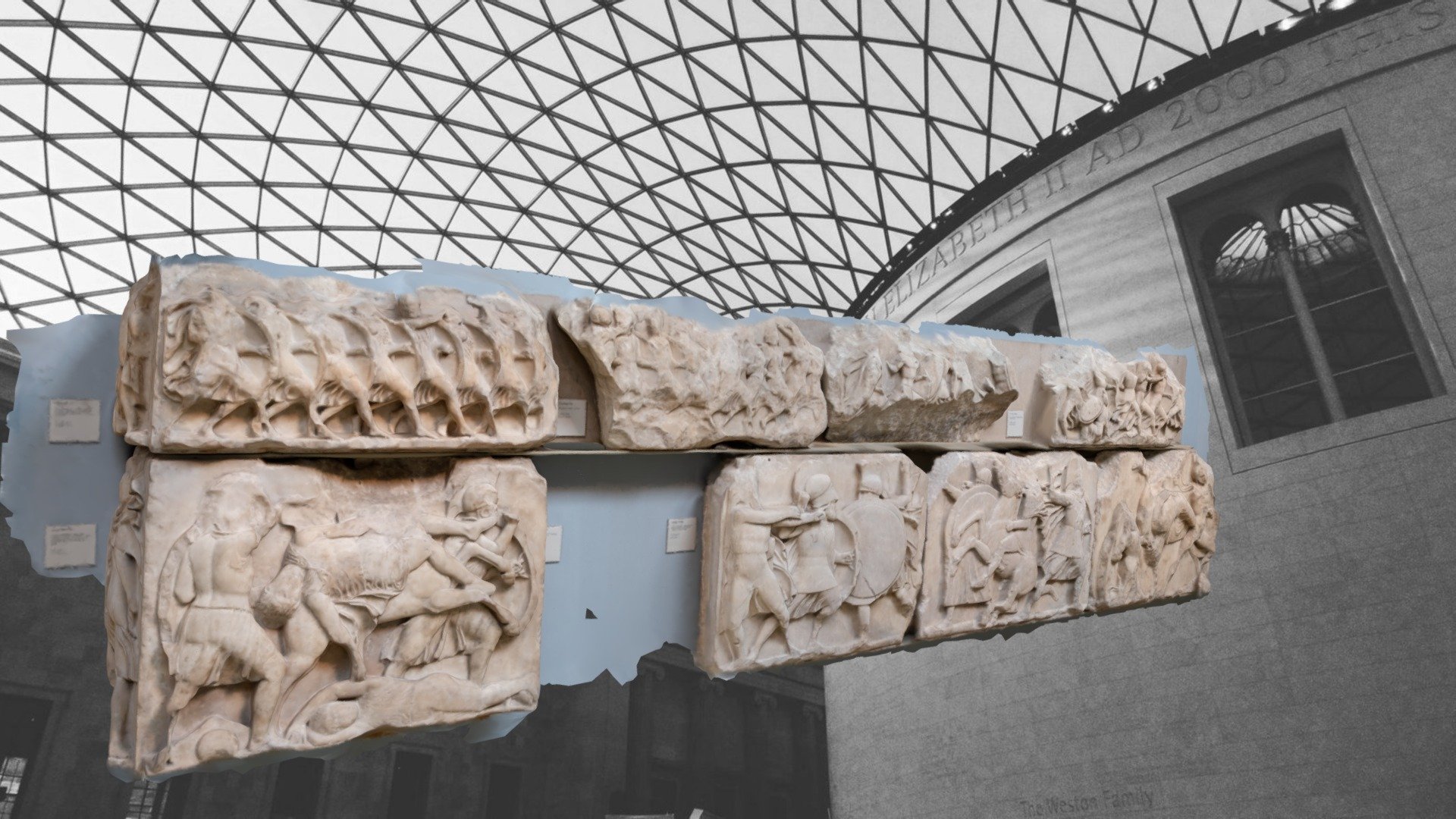 NEREID MONUMENT FRIEZE - BRITISH MUSEUM