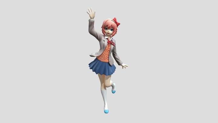 Doki-doki-literature-club 3D models - Sketchfab