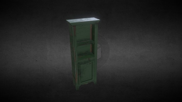 Armário Antigo 3D Model