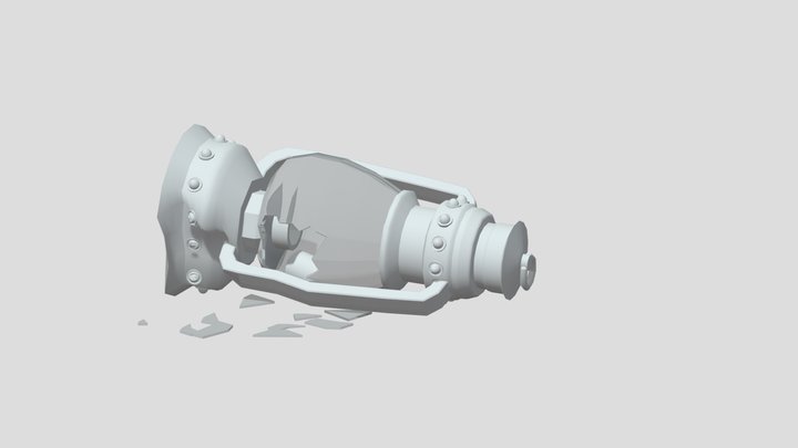 Lámpara caída 3D Model