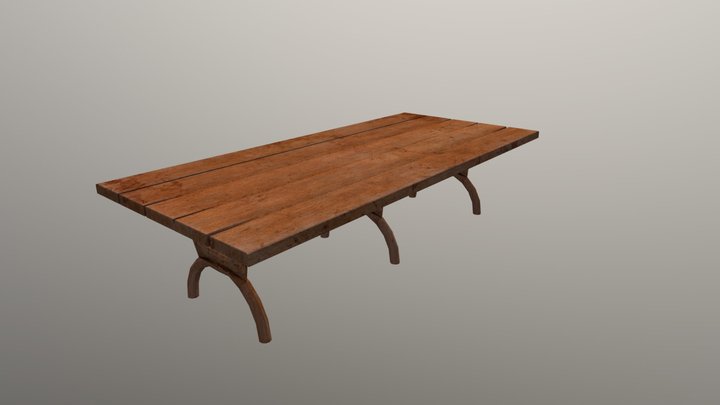 Tavern Table 3D Model