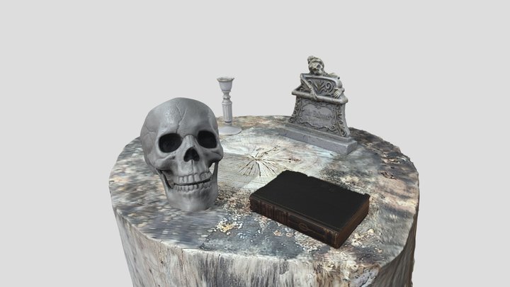 Horror Diorama 3D Model
