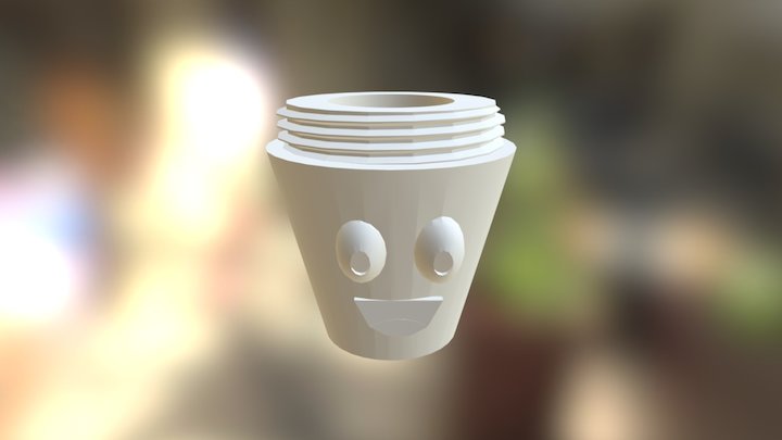 Cartoon Jar 3D Model