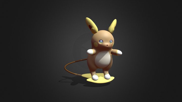 Raichu 3D Model