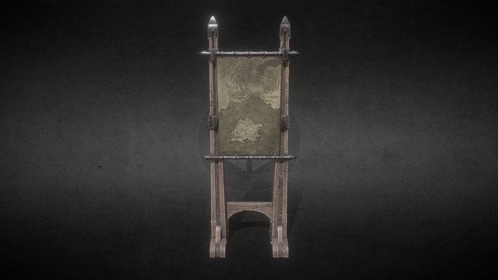Map_Billboard_01_low 3D Model