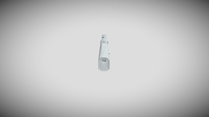 Pistol Silencer 3D Model