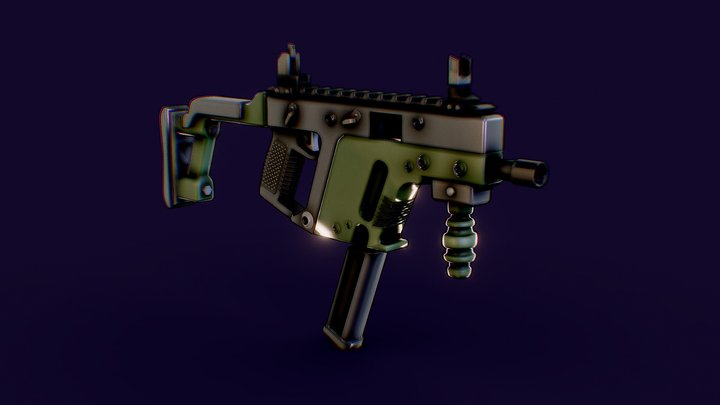 Stylized x KRISS Vector 3D Model