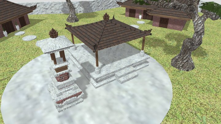 Villa Bali 3D Model