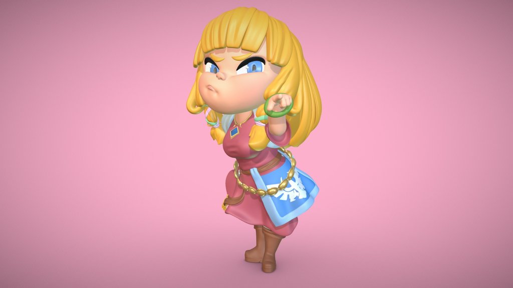 Chibi Zelda - Legend of Zelda: Skyward Sword
