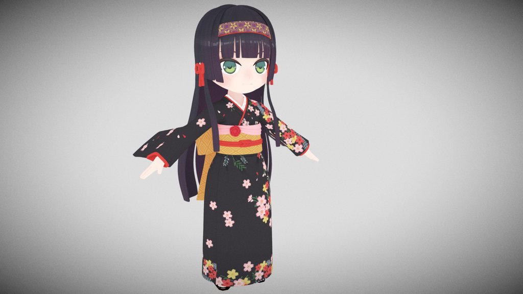 莲华（れんげ) Apose + Bone + DL