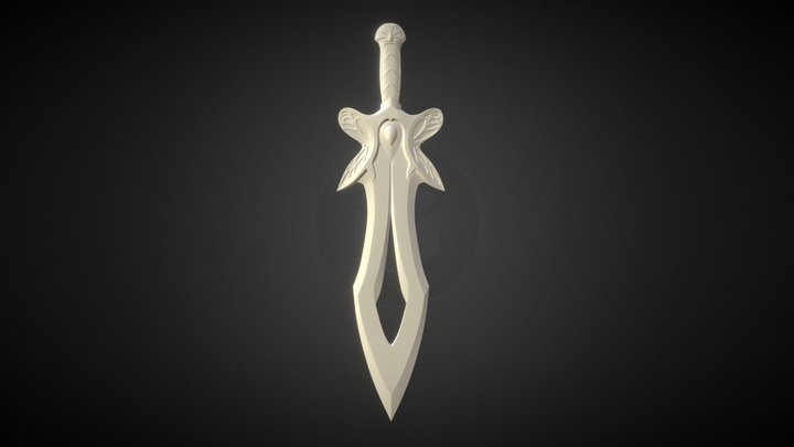 Butterfly Sword 3D Model