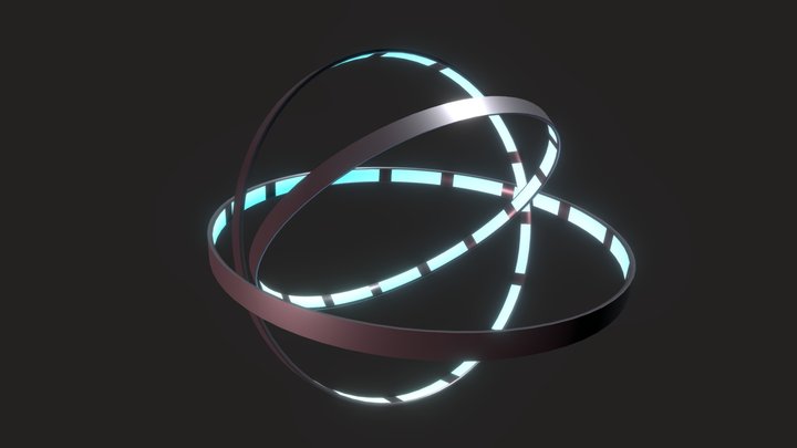 circular ring array 3D Model