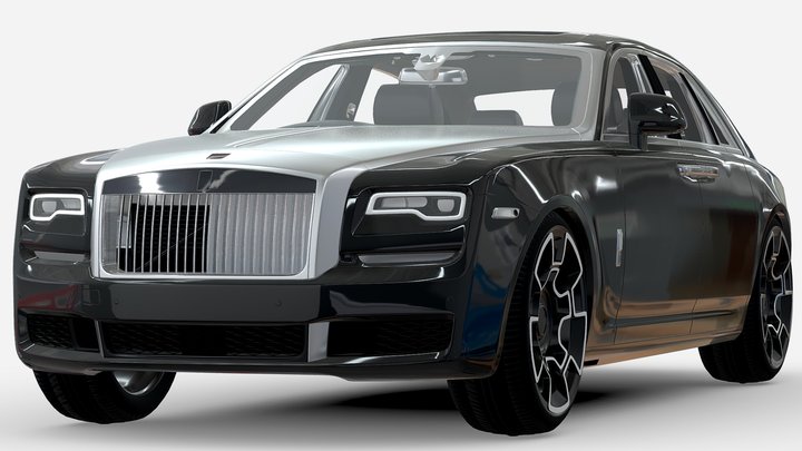 Unbranded High Poly British Luxurycar Game Ready 3D Model