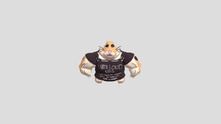 Хомяк 5 ночей с бобром 3D Model