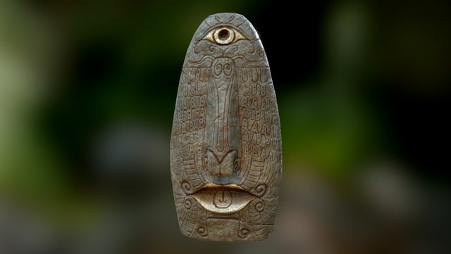 Ancient God Idol 03 3D Model