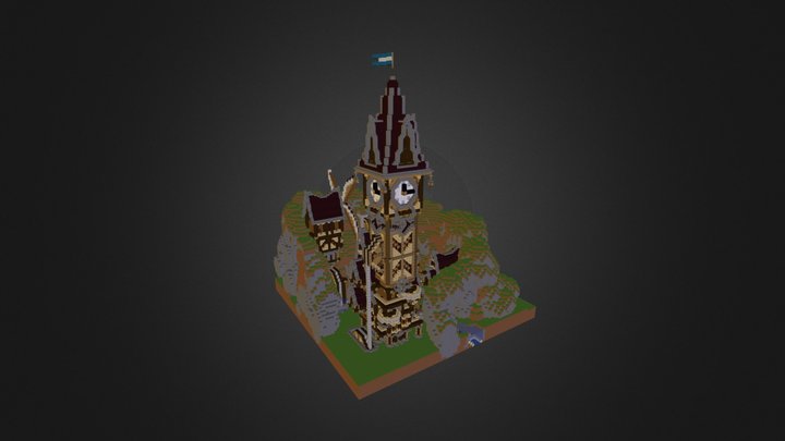 Steampunk steeple by Mekel & Hoolss 3D Model