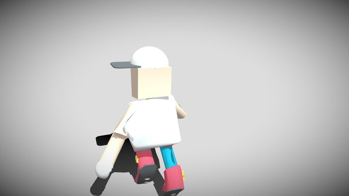 Front Twist Flip 3D Model