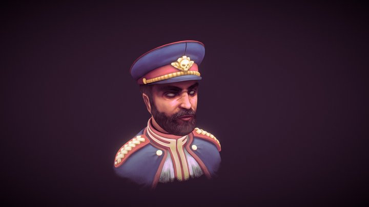 Walker unlit 3D Model