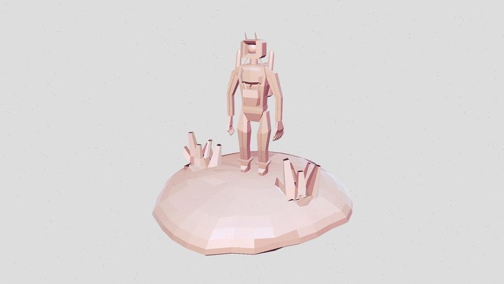 Human-Type Robot 3D Model