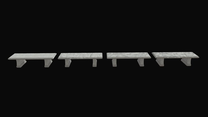 Stone Benches – Modello 3D gratuito STL