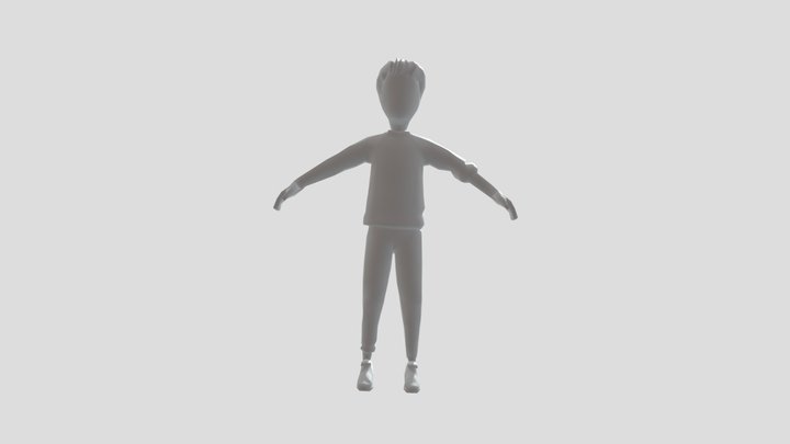 INSIDE game protagonist model 3D Model