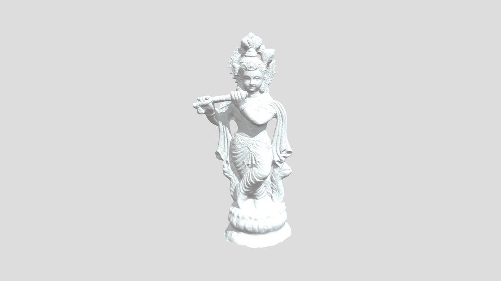 Lord Krishna 3D Model