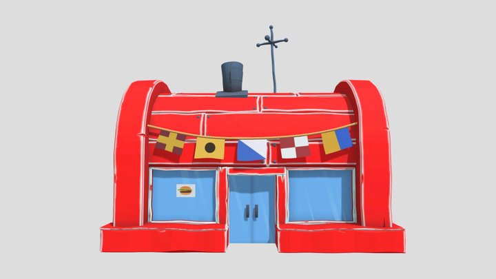 Sbfbbr - Krusty Krab – Modelo 3D gratuito STL
