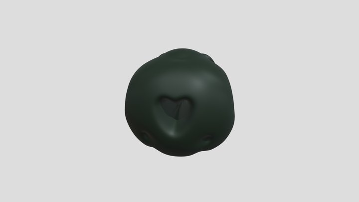 Frog head 3D Model
