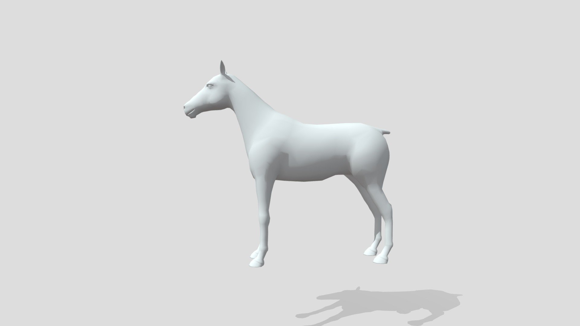 CAVALLO horse-basemesh-free-download - Download Free 3D model by s ...