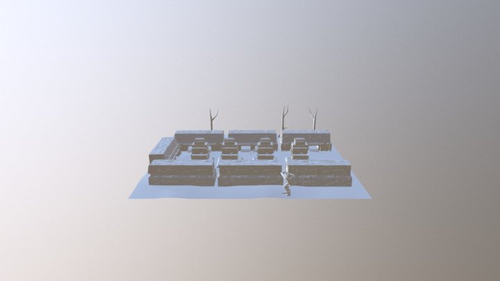 Asian Temples 3D Model