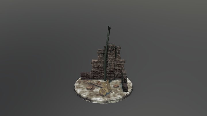 diorama wall 3D Model