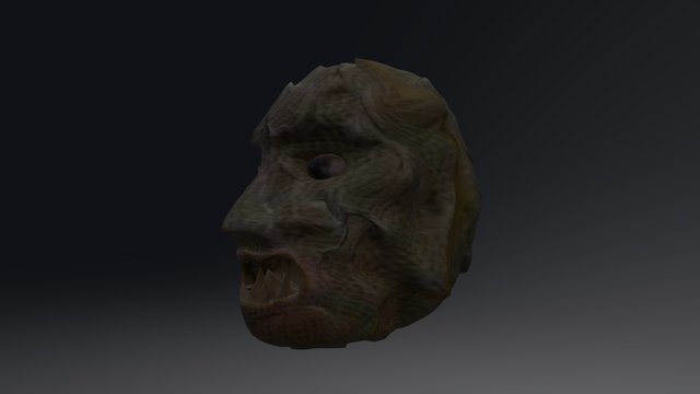 tête d'un monstre 3D Model