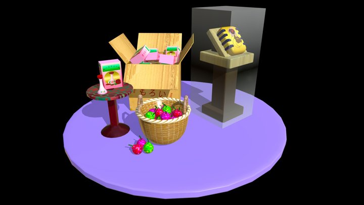 Kokishin Store Items 3D Model