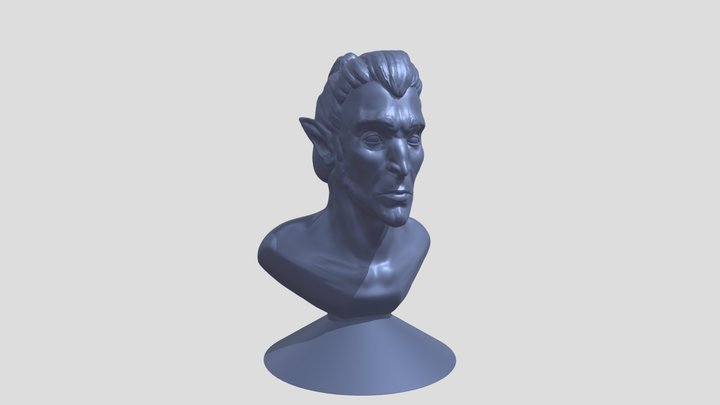 Ulve Bust 3D Model