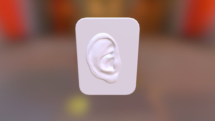 Silicone Ear Pad 3D Model