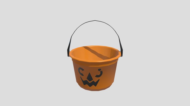Jammy Bucket (Halloween Candy Bucket) 3D Model